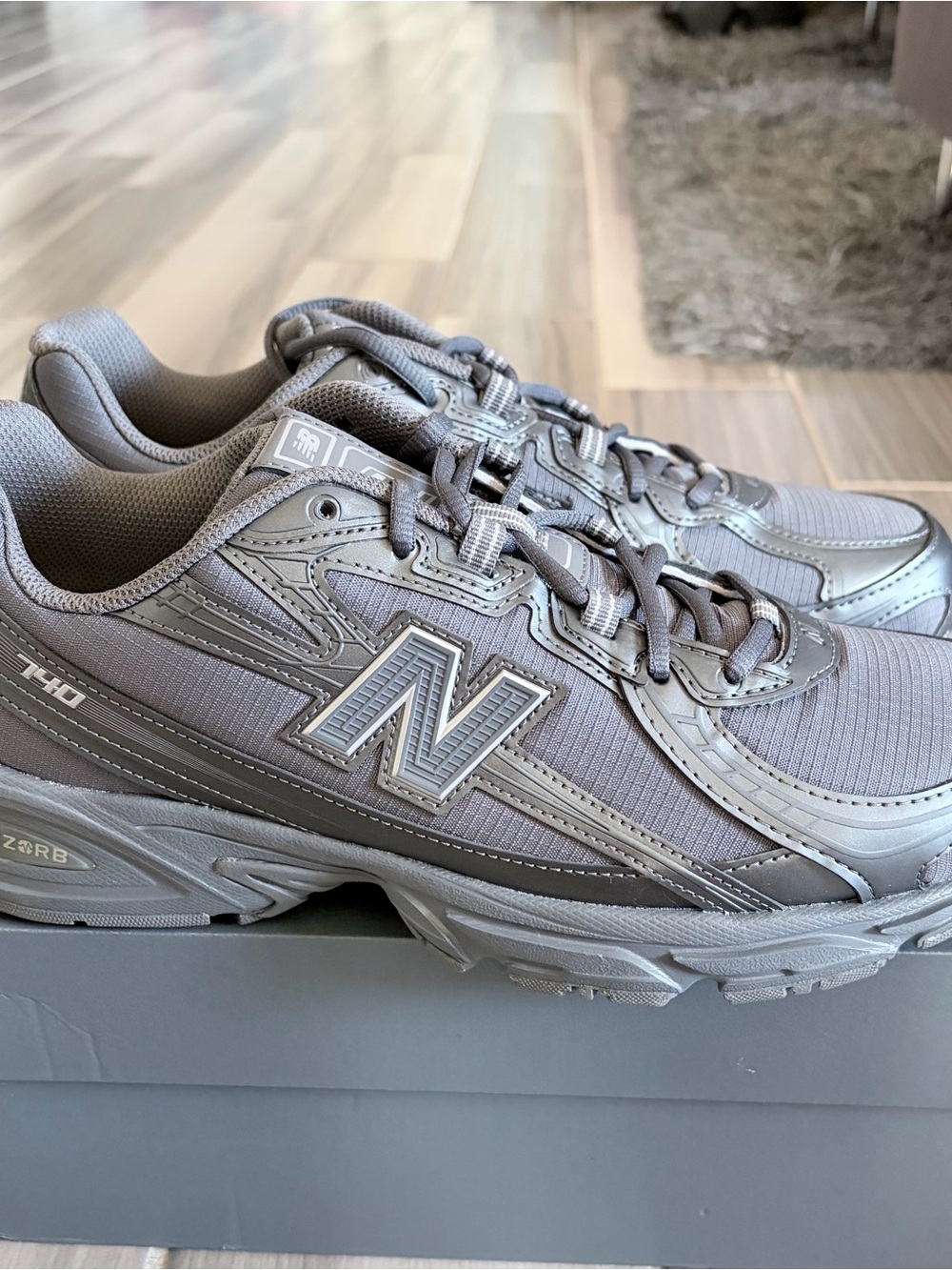 Men's New Balance 740v2 Shoes - Castlerock Silver Metallic U740SS2 View 3